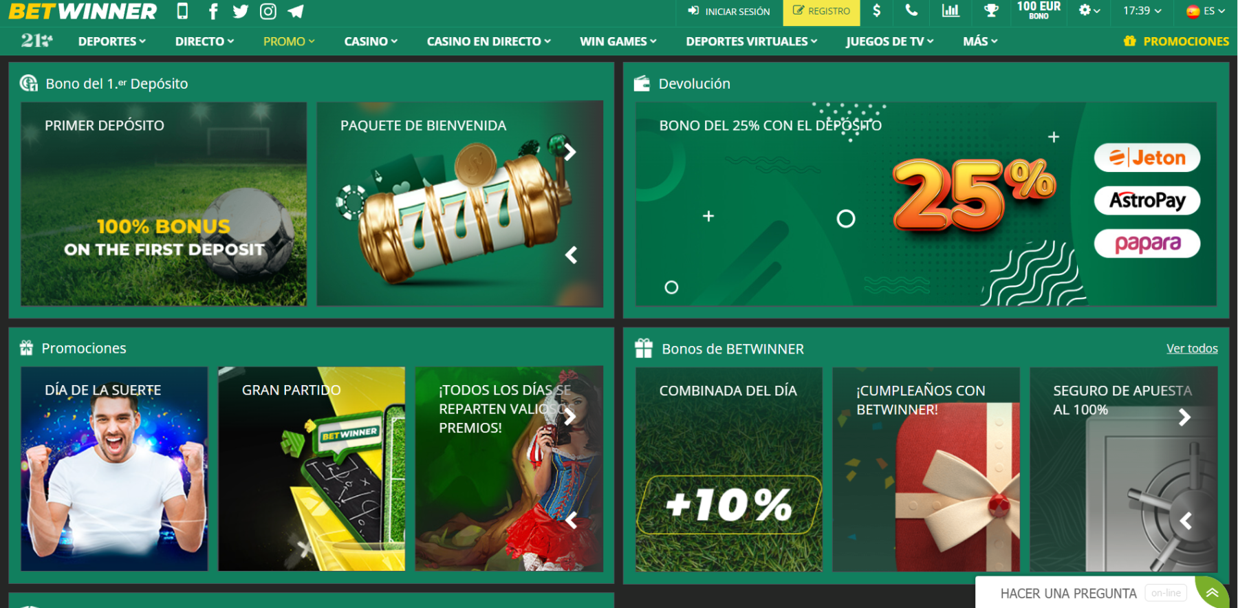 promociones y bono promociones y bono